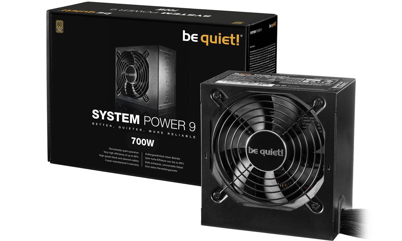 Блок питания be quiet system power 9 700w bn248 обзор